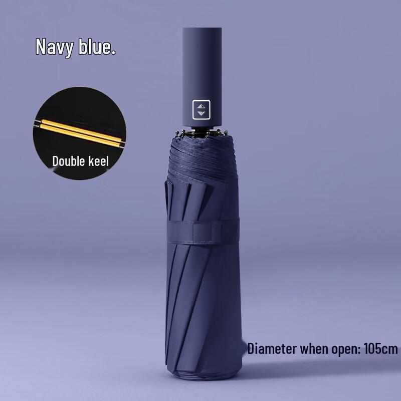 Red Leaf Automatic UV Protection Sun/Rain Umbrella