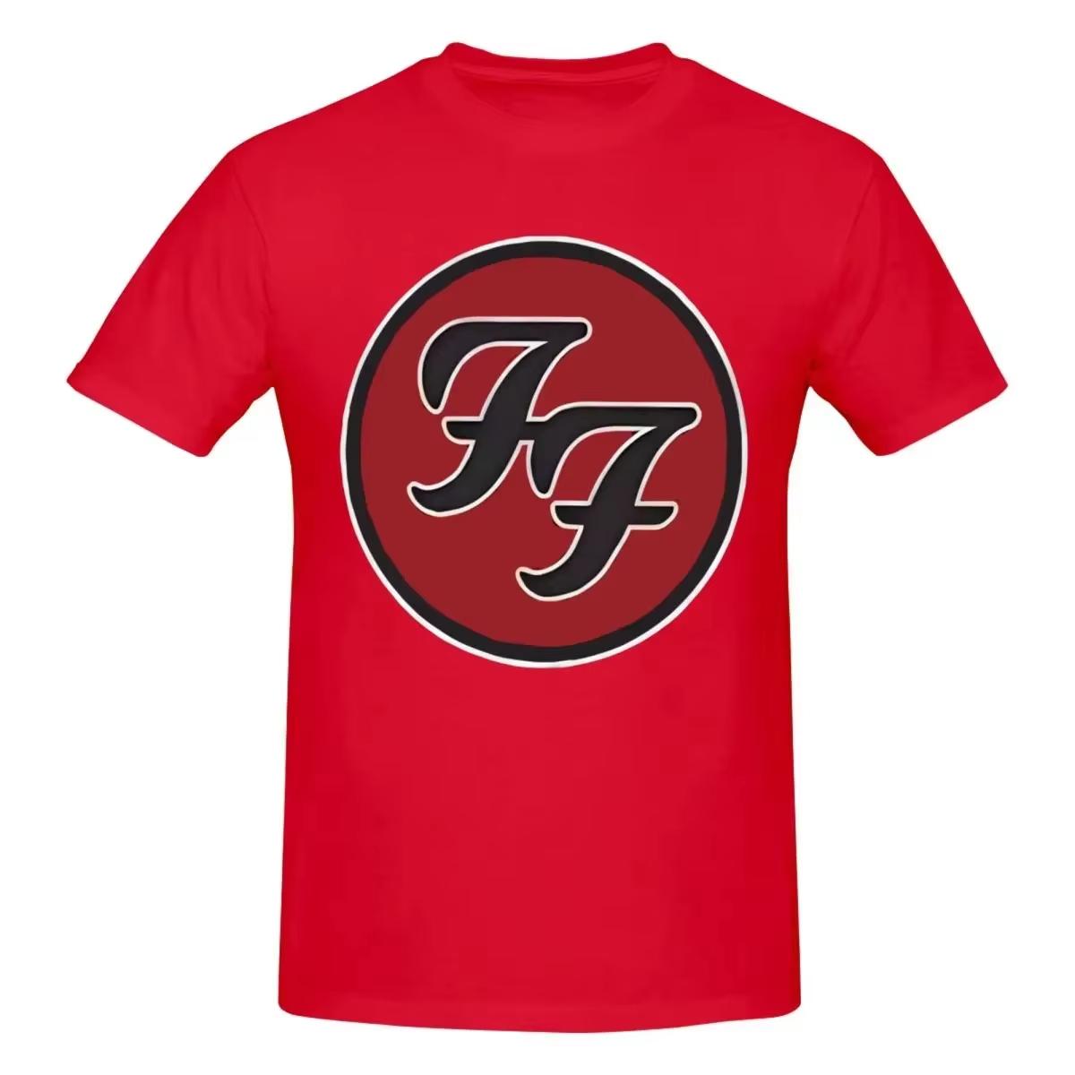 

2025 New Summer F-Foo Band Fighters Rock Graphic T-Shirt Y2KIdea Crew Neck Men s and Women s T-Shirt Large Size 2XL
