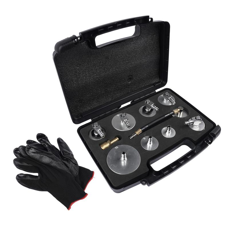 AP03 10Piece Master Cylinder Adapter Set For Car Brake Fluid Bleeder Filling Adapter Kit