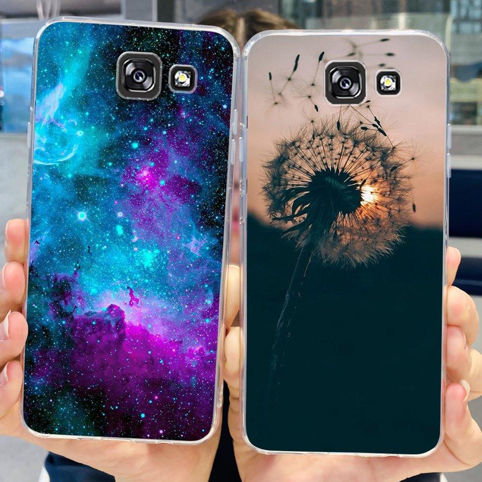 Stilvolle Blume Schmetterling Handyhülle Für Samsung Galaxy A5 2017 A520F Weiche Silikon TPU Hülle Für Samsung A5 2015 2016 A500 A510F