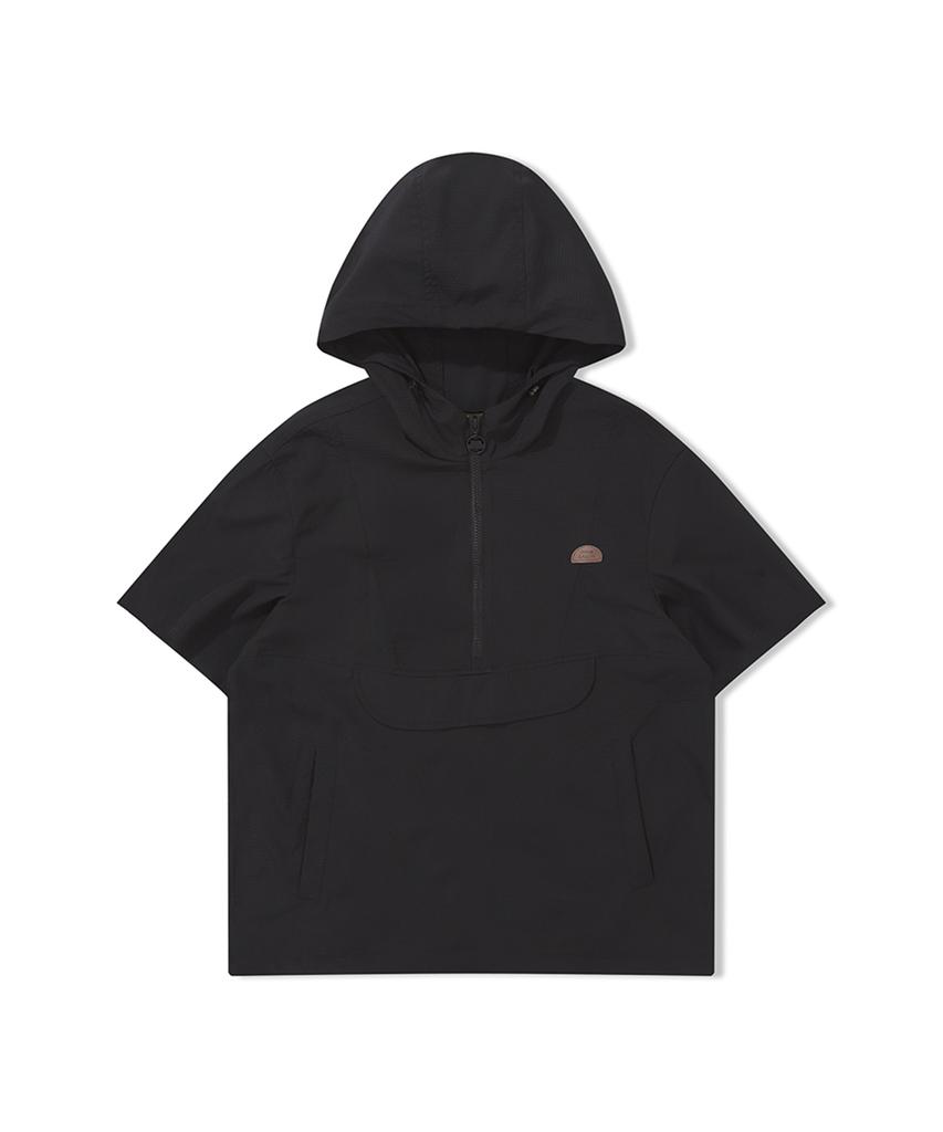 Bbc Earth Cutline Half Anorak Black
