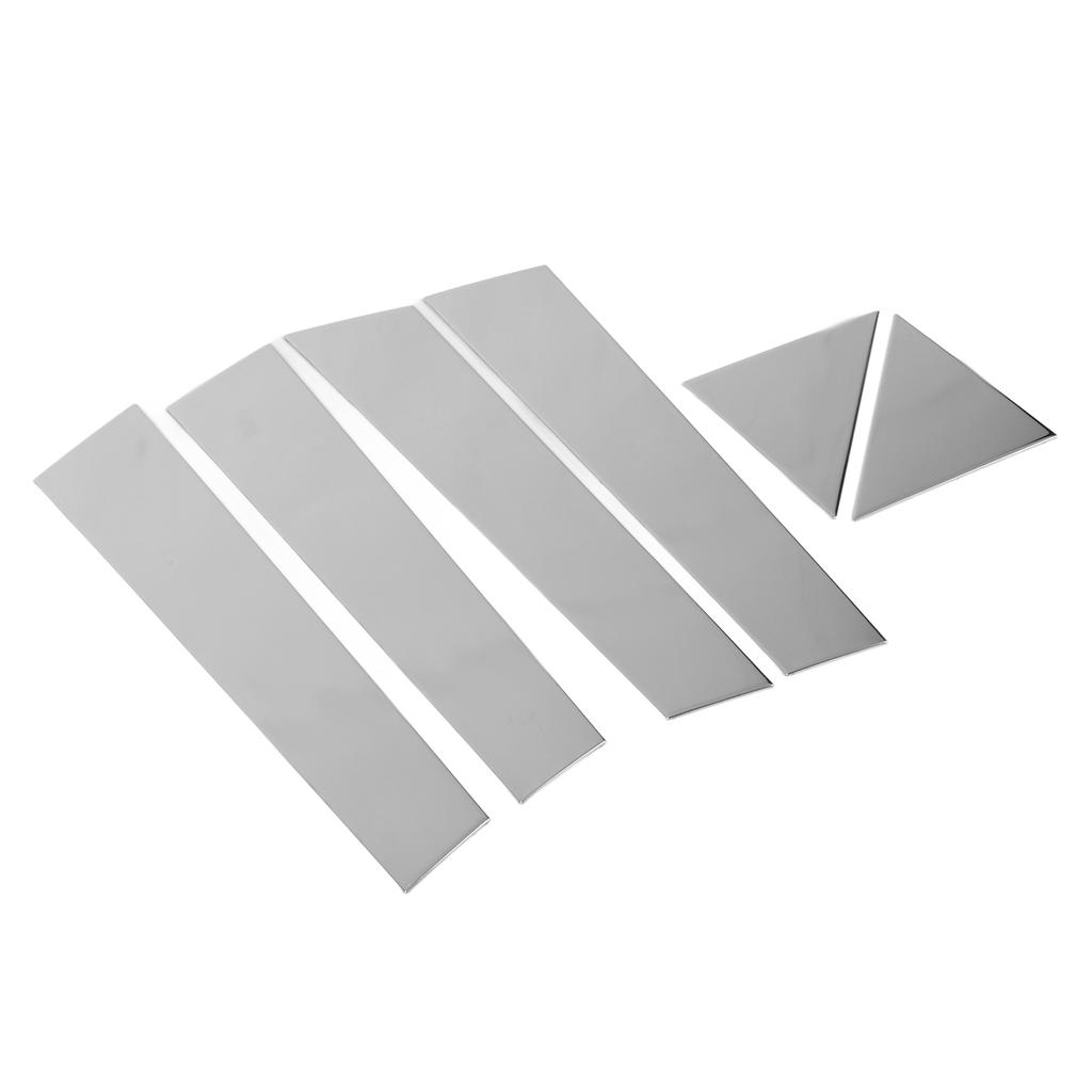 6pcs Door Window Chrome Pillar Post Trim 304 Stainless Steel Car Accessories Replacement for Chrysler 300 300c 2005‑2010