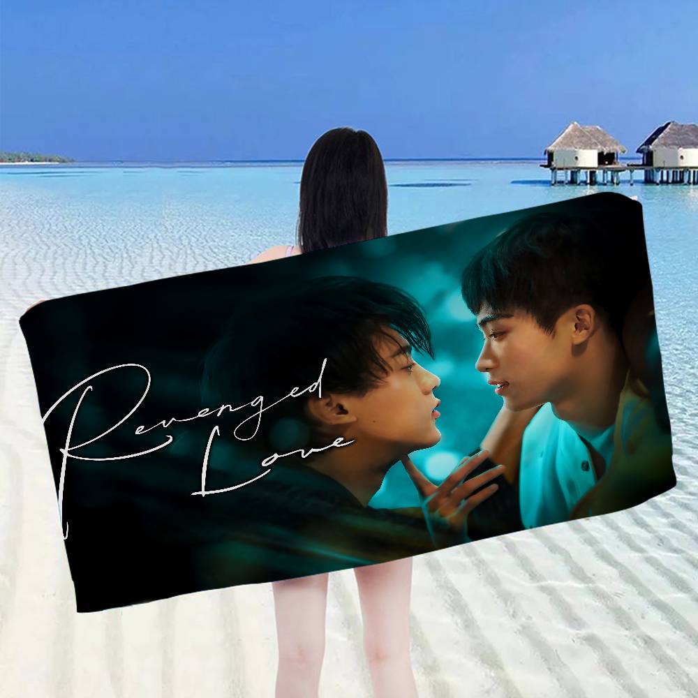 R-Revenged Love Film Mikrofaserdecke Schnell trocknende Strandtücher Übergröße Druck Super saugfähige Poolhandtuchdecke