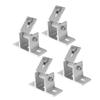 4 pièces Support PV Solaire à Angle d'Inclinaison Réglable Pieds de Support en Alliage d'Aluminium Installation de Toiture