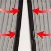Magnetic Snap Screen Door Curtain, Polyester Meshes Frame Hook, Fit Door Up To 210cm