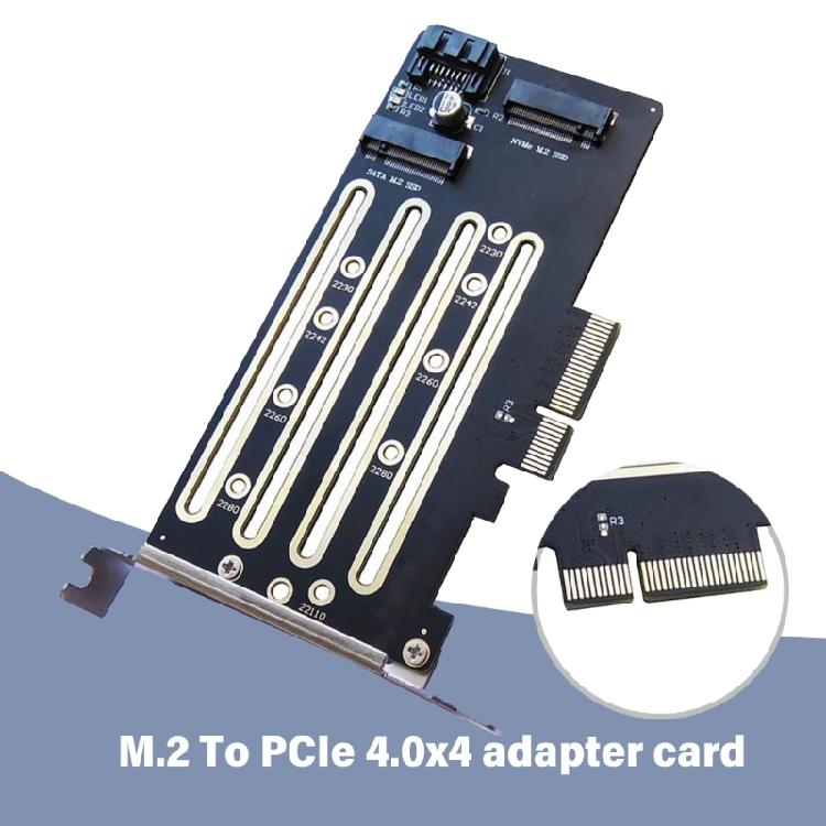 M.2 PCIe NVMe SSD To PCIE 4.0 x4 Adapter Card Full Speed Card PCIE Adapter Card For 2230 2242 2260 2280 M.2 NVME SSD