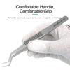 RELIFE ST-20 Precision Tweezers Curved Tips IC Chip Tin Placement Positioning for iPhone Samsung Mobile Phone Repair Tools
