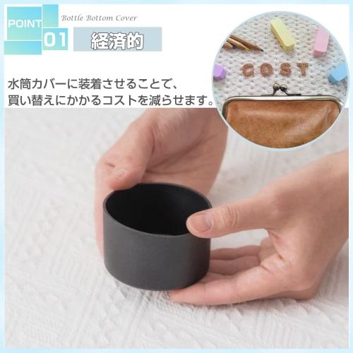 Set of 2 Water Bottle Covers, Reinforced Bottoms for Water Bottle Pouches, Repairs Damage, Prevents Bottom Breaks, and is Made of Abrasion-Resistant S