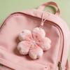 2026  Cherry Blossom Series Plush Doll Pendant Kawaii Pink Flower Car Keychain Gift For Cute Girlfriend Bag Decoration