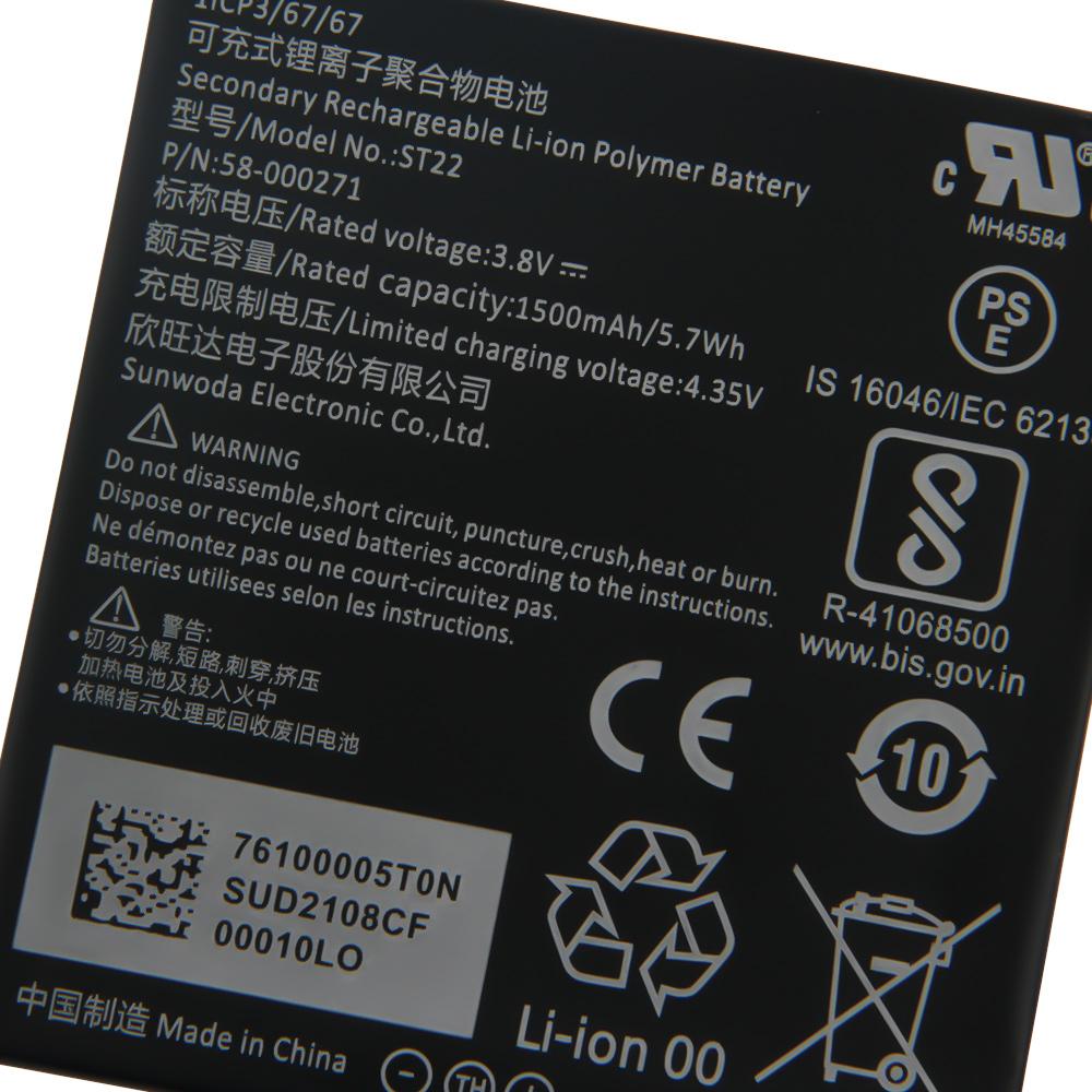 Rechargeable Lithium Battery For Amazon Kindle Paperwhite 4 58-000246 58-000271 ST22 E-Reader Battery1500mAh