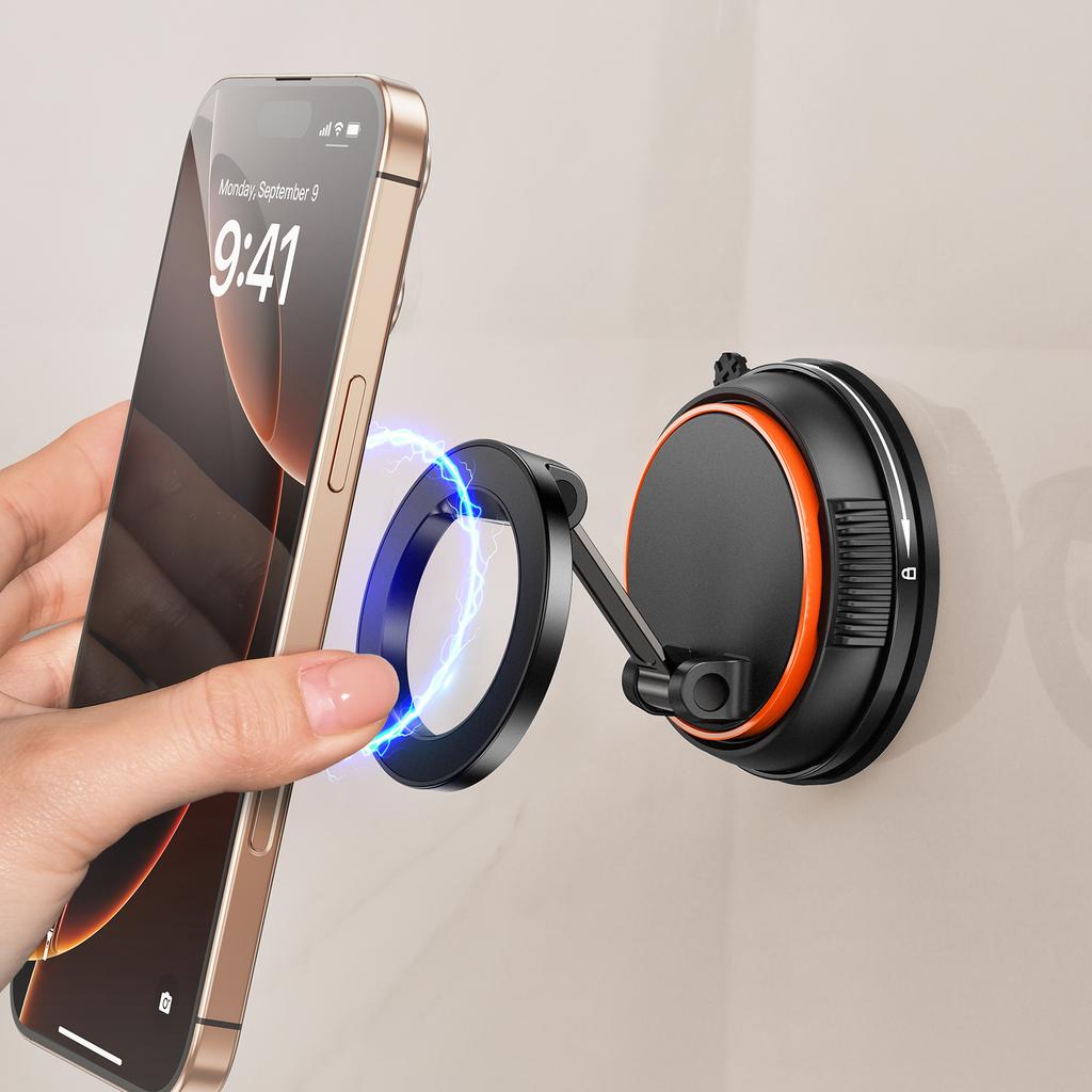 Eary Magnetic Phone Holder Mount for MagSafe Wall Mount Magnetic Self-Adhesive Waterproof with iPhone 16/15/14/13/12 All Phones