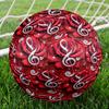 Piano Note Indoor Soccer Ball Size 5 Colorful All Ages Machine Stitched PVC Competition Ready Durable High-Bounce