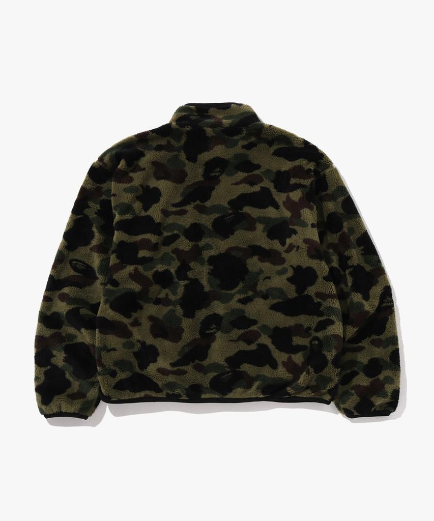 Bape First Camo Fleece Jacket (M) Green