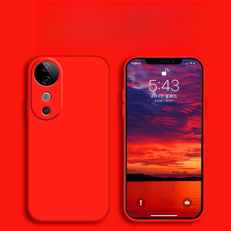 Applicable To Vivoz6 Mobile Phone Case Z5x Liquid Z5i Silicone Z3x Protective Case Z3i Soft Case Z1 Full Cover Anti-fall