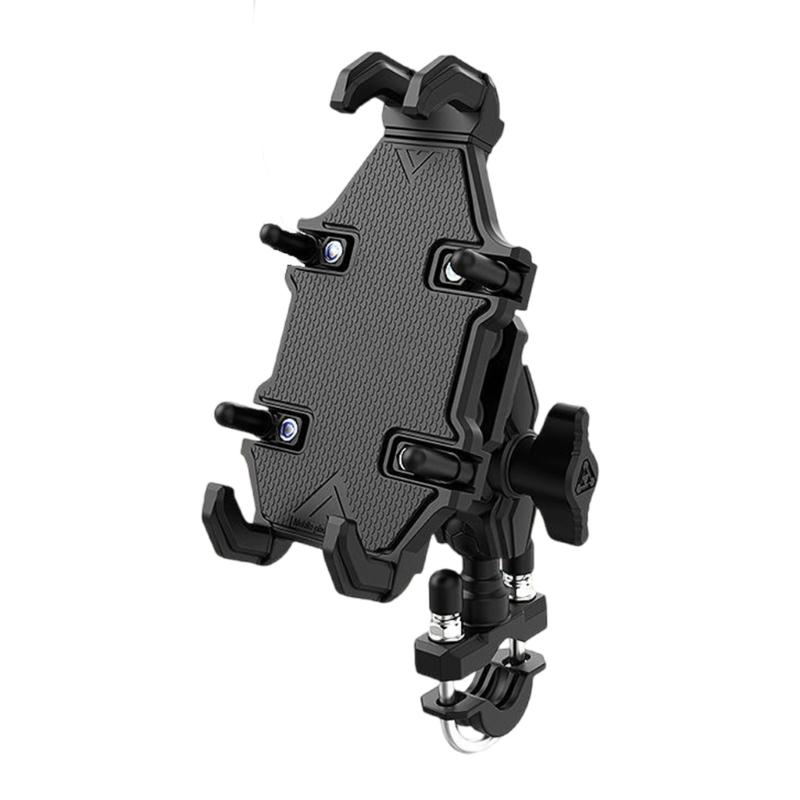 Motorcycle Phone Mount Holder Bike Phone Holder, Motorcycle Handlebar Cellphone Clamp,AntiShake Phone Mount