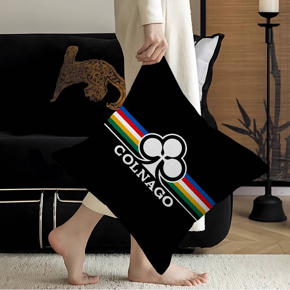 Colnago Logo Pillow Anime Pillow Sofa Bed Head Pillow Cover Cushion Cover 45X45 Cm Fashion