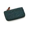 Inden-ya Inden HISOCA Coin Case Green Base - Black Lacquer Dragonfly