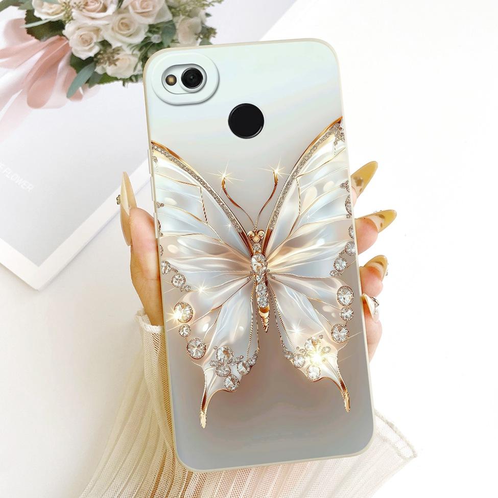 Phone Casing For Redmi 4x Cover Fashion Cartoon Cute Funny Painted Silicone Case For Xiaomi Redmi 4x