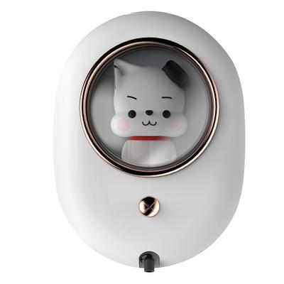 Wandmontierter Seifenspender Raumkapsel-Design Wiederaufladbar Platzsparend Wand Automatisch Schäumend