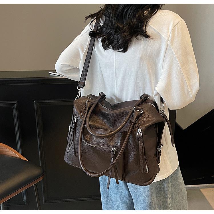 Stylish Women's Large Capacity Tote & Crossbody Bag