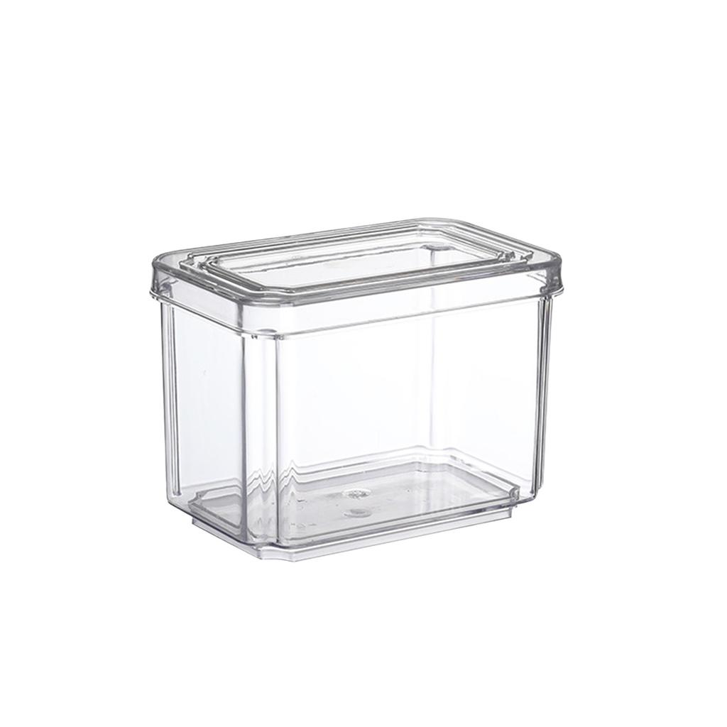 Refrigerator Storage Box With Lid Transparent Fresh-keeping Box Food Grade Refrigerator Special Kitchen Vegetable And Fruit Sorting Box