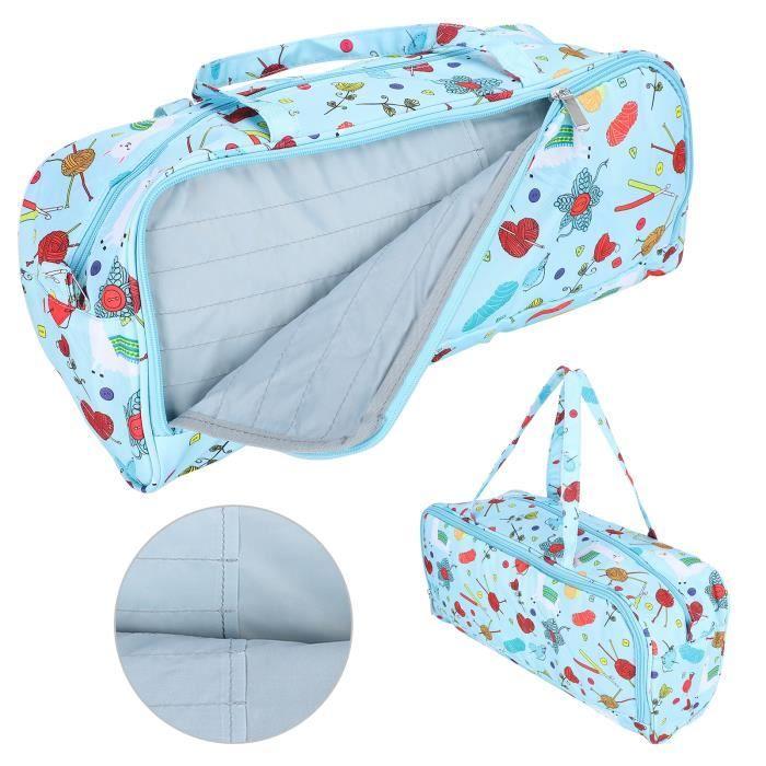 Sac à aiguilles à tricoter Sac de rangement au crochet, sac à crochet, pour les achats de voyage à domicile