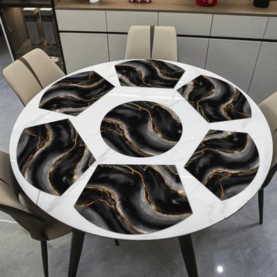 Absorbent Placemats Diatomaceous Earth Placemats Oil-Proof Heat Resistant Modern Table Mats for Dining Table Picnic Party Use