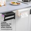 Moisture-proof Hanging Tissue Holder Punch-Free Paper Towel Rack  Kitchen Cabinet Doors