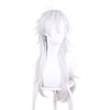 Kuzuha Cosplay Perfect for and Festivals Wig, White/Silver, Heat-Resistant, 80cm, Cosplay, Photoshoots,