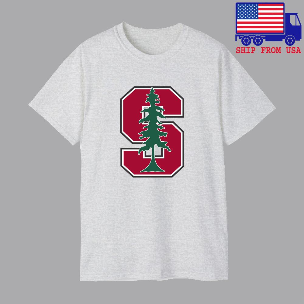 Stanford University College Men#039;s Grey Size S5XL Unisex T-Shirt S