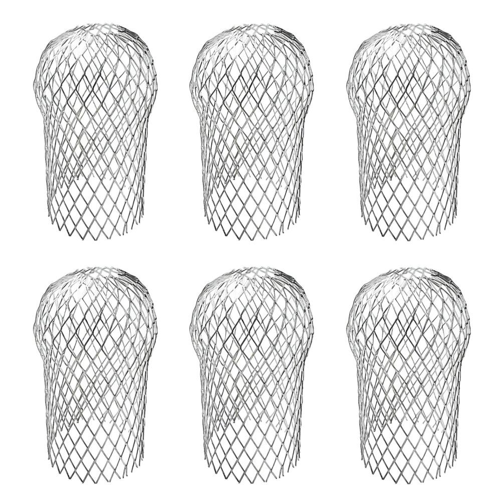 2/4/6Pcs Gutters Filte Mesh Aluminum Outdoor Leaf Debris Mud Gutter Guard Drain Net Cover Anti-blocking Gutter Cleaning Tools