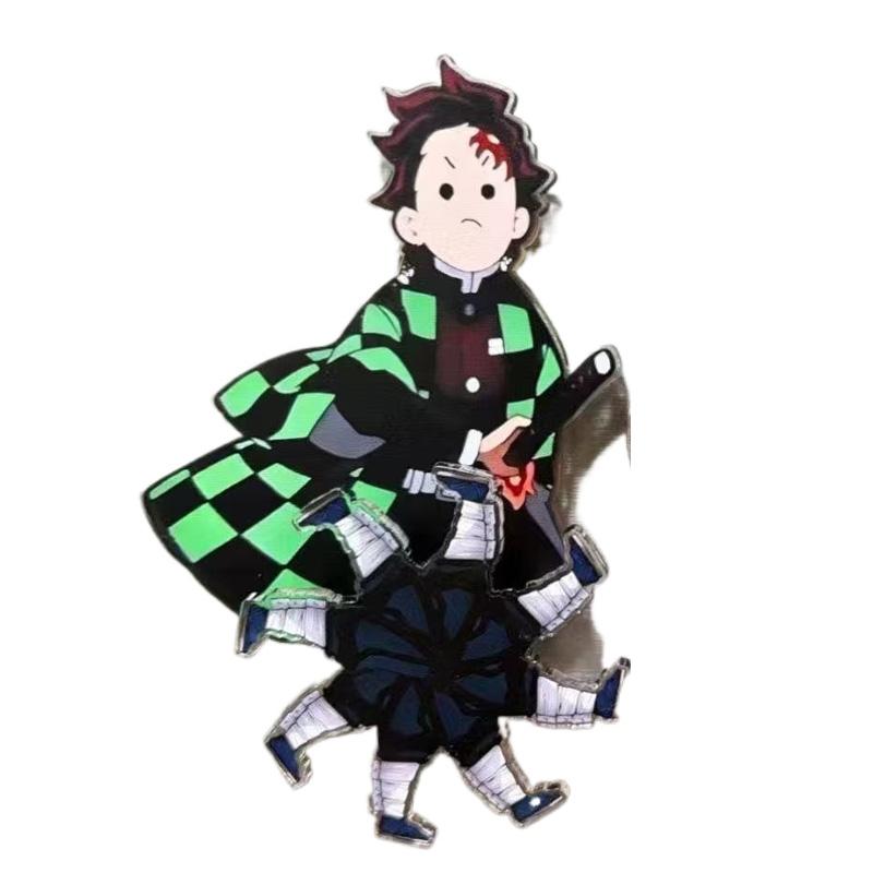 Demon Slayer Kamado Tanjirou Acrylic Magnetic Fridge Magnets Anime Creative Q Version Tomioka Giyuu Decorative Ornaments Gift