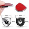 1pcs 3D Metal Car Window Trunk Emblem Decor Sticker Auto For Renault Dacia Spring Duster Clio Megane 3 Duster Kadjar Accessories AA11