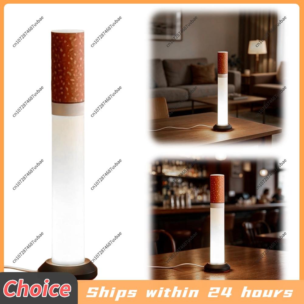 Oversized Cigarette Lamp with Warm Glow Cigarette Shaped Decorative Lights Warm Light Cigarettes Ornament for Home Bedroom
