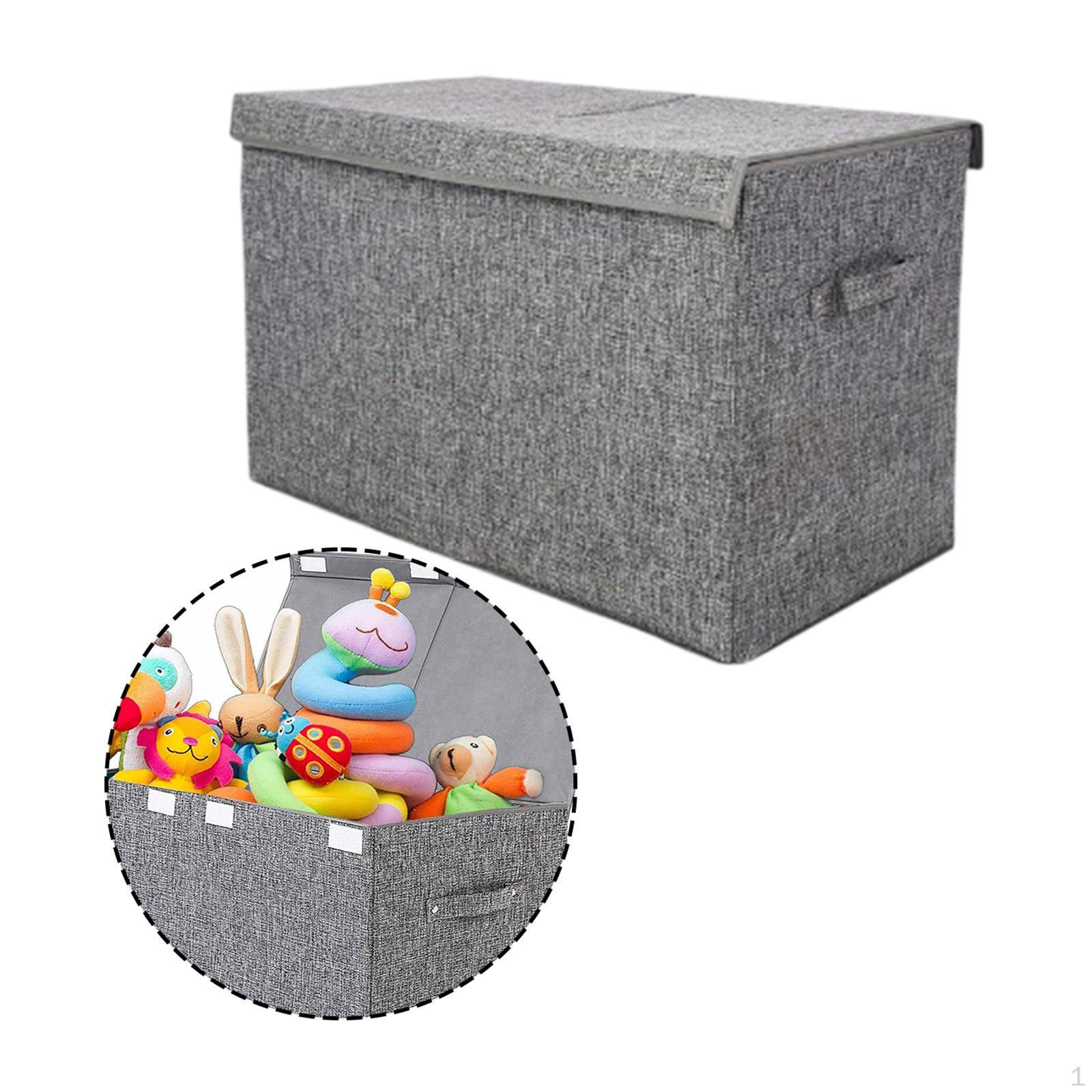 Container for Kids Toys with Flip Lid And Handles Easy Access серый 3119₽