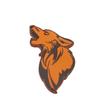 3D Metal Wolf Logo Car Front Grille Badge Side Fender Rear Trunk Emblem Sticker Decal  Car Exterior Decorative Accessories