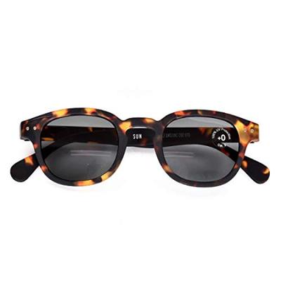 IZIPIZI SUN GAMA PERMANENTE Talla Única Gafas de Sol UV para Hombre y Mujer #C [Unisex / / Carey] (99% Protección)