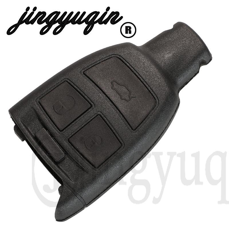 Jingyuqin 3 Buttons Remote Car Key Shell Fob For Fiat 500 Punto Croma Cover Case Uncut Blade Accessories Replacement