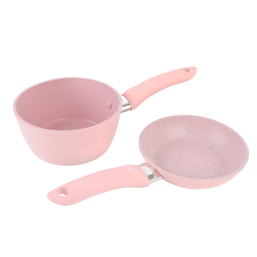 Frying Pan Anti Stick Aluminum Alloy Removable Soup Milk Pot for Electric Ceramic Stove