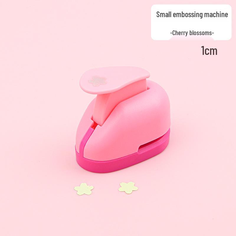 DIY Children's Embossing Machine: Kindergarten Paper-Cutting Tool with Large Flower Punch