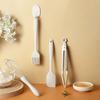 4/6pcs Beige Cookware Set Non-stick Baking Tool Set Scraper Cooking Utensils Set  Kitchen Tools