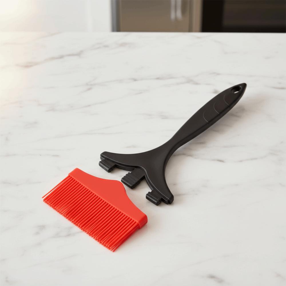 2PCS Widened Barbeque Brush Detachable Pastry Brush Extra Large Silicone Basting Brush  Baking