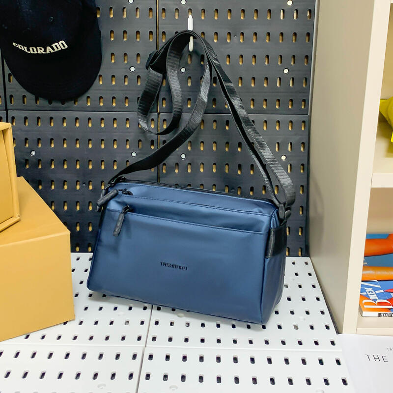 Lightweight Nylon Multi-Layer Shoulder Bag Commuter Crossbody Bag
