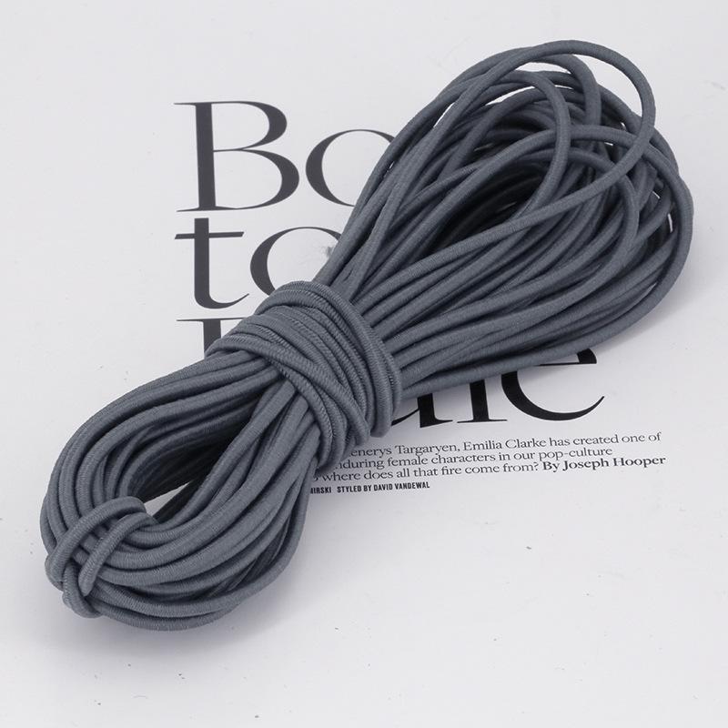 2.5mm High Elasticity Colorful Elastic Rubber Cord