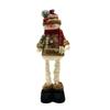 Vintage Snowflake Checkered Fabric Stretch Christmas Doll Ornaments, Tabletop Doll Decor, Christmas Gift for Home Hotel Shopping Mall