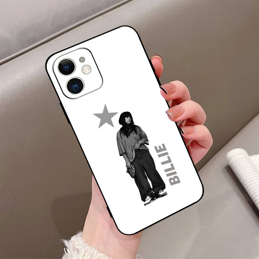 Singer C-BillieS Album Phone Case Black Phone Case For IPhone 17/16/15/13/14 Pro Max/ 11Plus/X/Xr/Xs Max 13mini