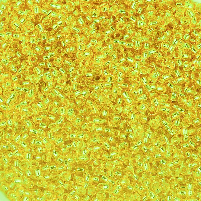 

Прозрачные цветные стеклянные бусины-бисер с серебристой сердцевиной 2 мм для изготовления ювелирных изделий своими руками 2mm Dia, 0.6mm Hole, 450g/Bag