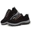 Mens Steel Toe Safety Work Boots Anti-Puncture Slip Resistant Leather Low Cut Industrial Footwear