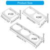 Universal 12cm PC Fan Mounting Bracket Zinc Coated Metal 25mm Elevations For Optimal Heat Dissipation And Ventilation