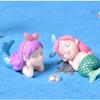 Fairy Doll Vivid Multi-Functional Environmental Friendly Mermaid Princess Miniature Figurines for Office